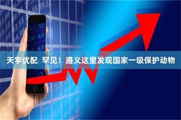 天宇优配  罕见！遵义这里发现国家一级保护动物