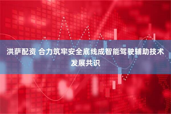 洪萨配资 合力筑牢安全底线成智能驾驶辅助技术发展共识